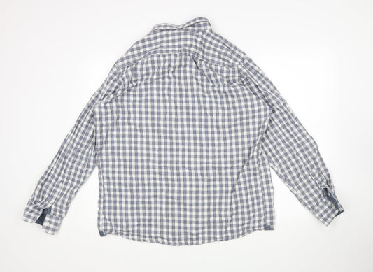 George Mens Multicoloured  Cotton  Button-Up Size XL Collared