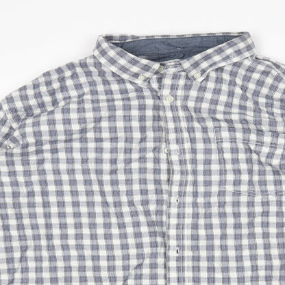 George Mens Multicoloured  Cotton  Button-Up Size XL Collared