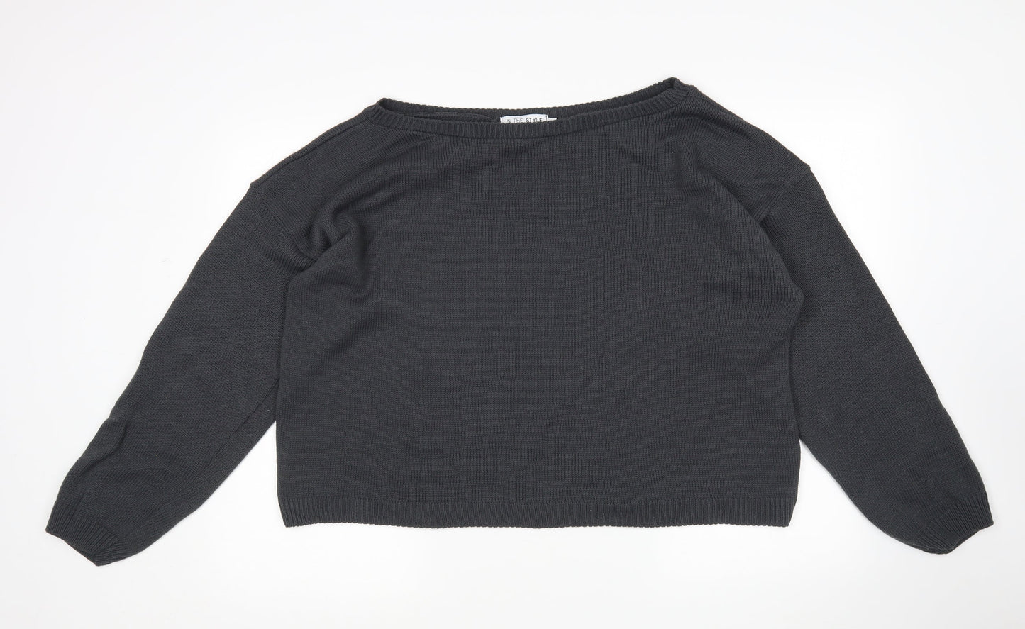 Womens UK Size 14 In the Style Grey Pullover Jumper