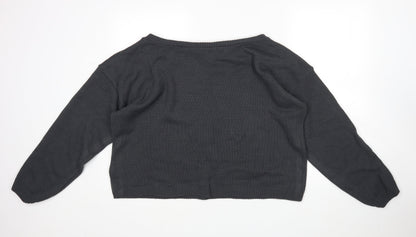 Womens UK Size 14 In the Style Grey Pullover Jumper