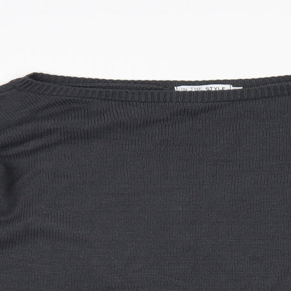 Womens UK Size 14 In the Style Grey Pullover Jumper