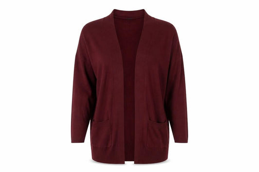 Womens UK Size 10 Atmosphere Red Cardigan Jumper