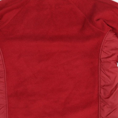 Rebel Girls Red High Neck  Polyester Pullover Jumper Size 12 Years