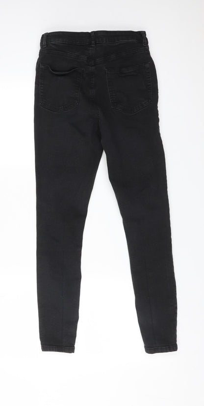 DENIM CO Womens Black  Cotton Skinny Jeans Size 12 L28 in Regular