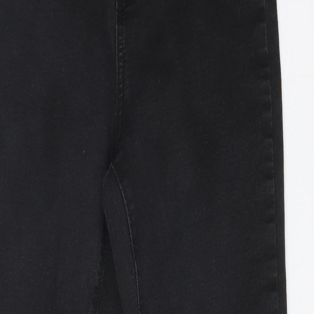 DENIM CO Womens Black  Cotton Skinny Jeans Size 12 L28 in Regular