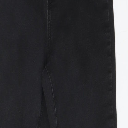 DENIM CO Womens Black  Cotton Skinny Jeans Size 12 L28 in Regular