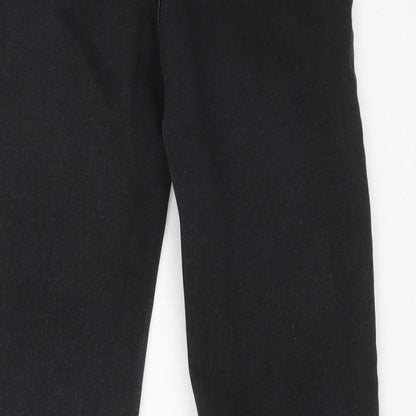 DENIM CO Womens Black  Cotton Skinny Jeans Size 12 L28 in Regular