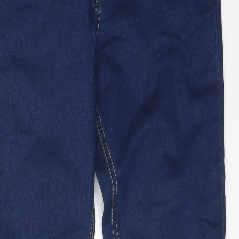 Womens UK Size S Terranova Regular Fit Skinny Blue Jeans