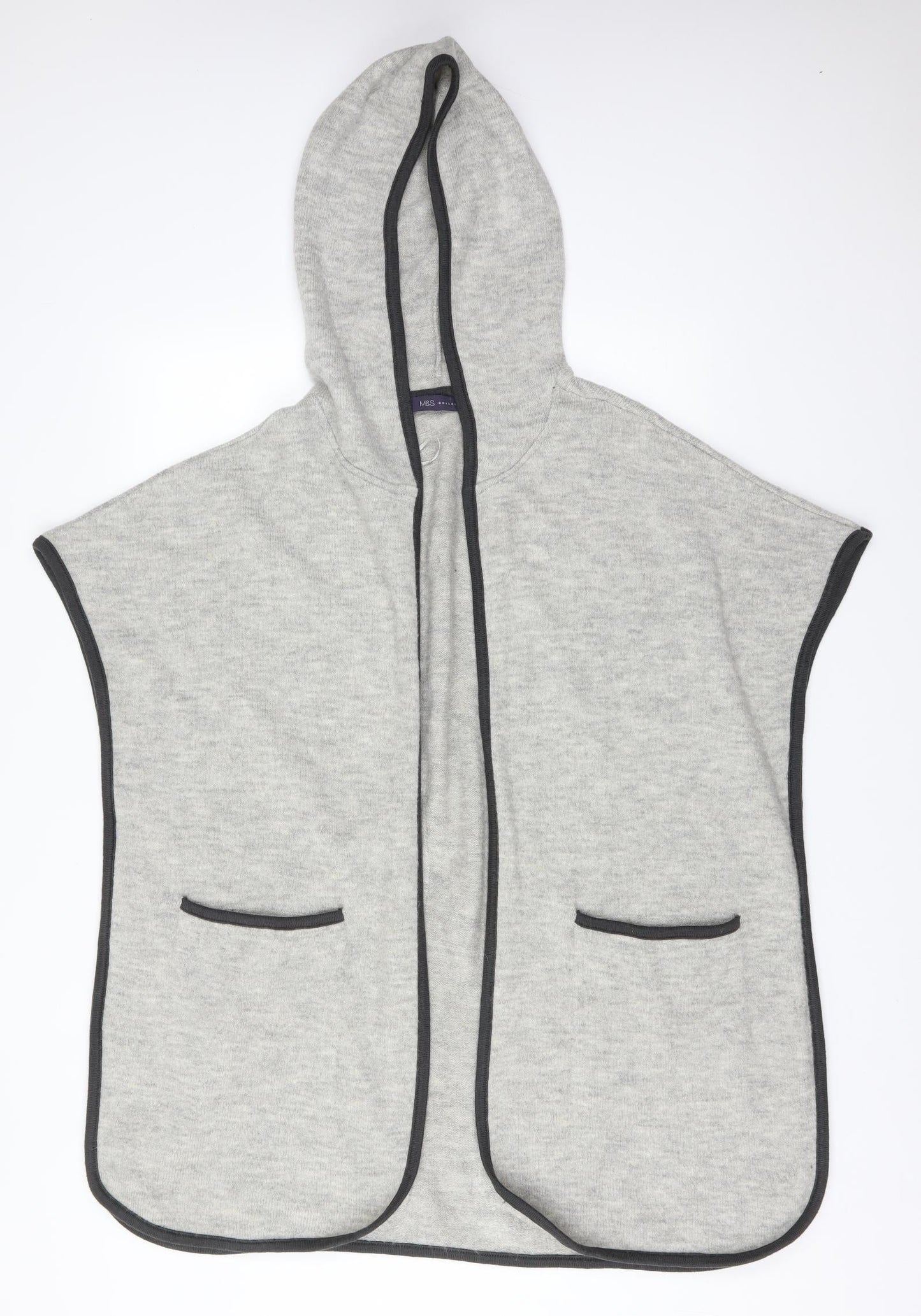 Womens UK Size S M&S Grey Cardigan Jumper