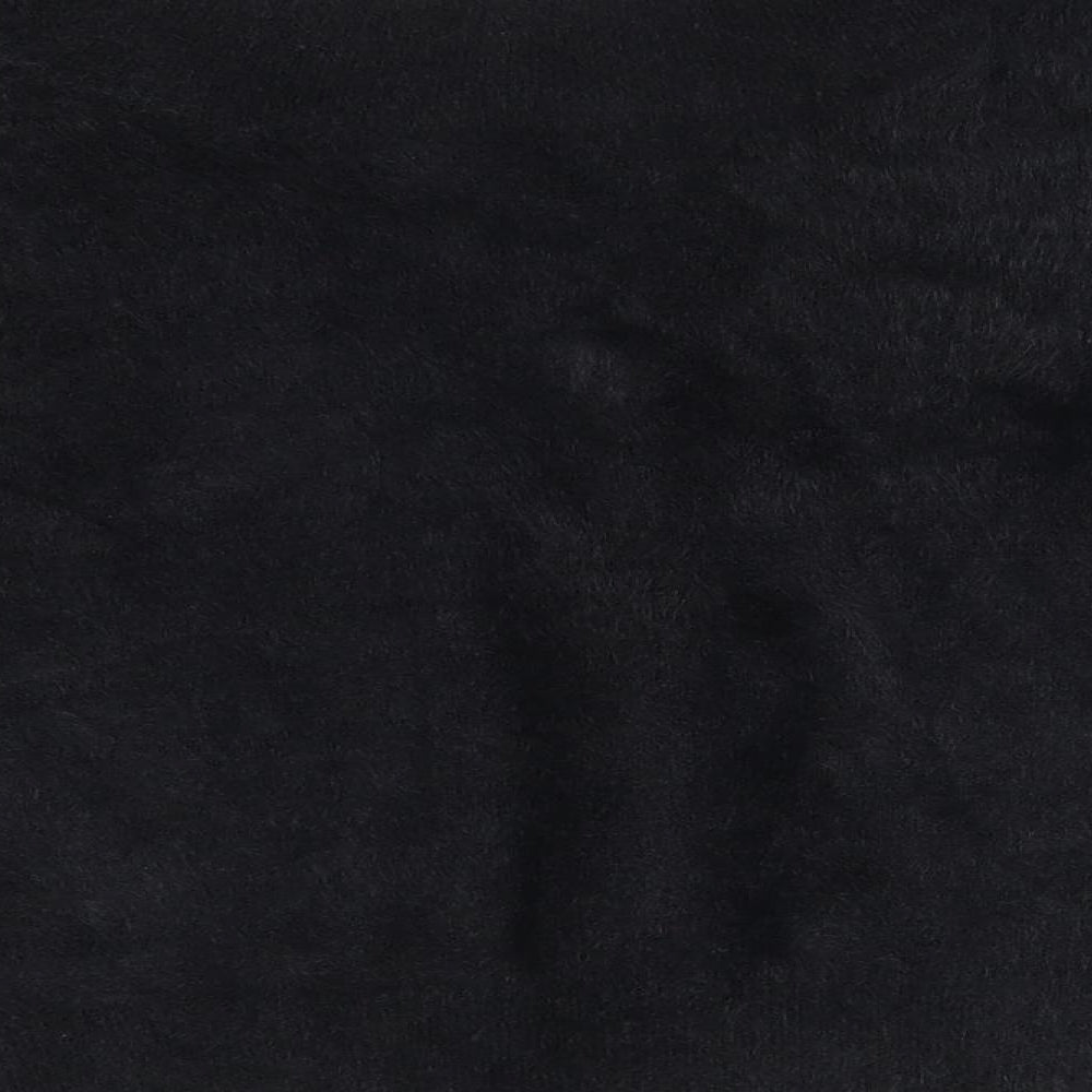Womens UK Size S New Look Black Basic T-Shirt