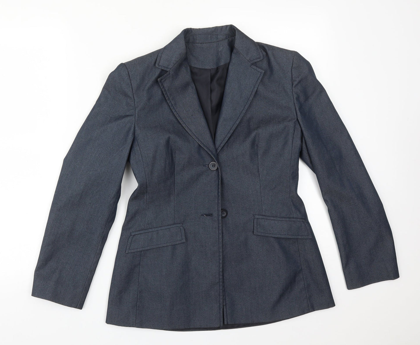 Debenhams Womens Blue  Polyester Jacket Suit Jacket Size 8