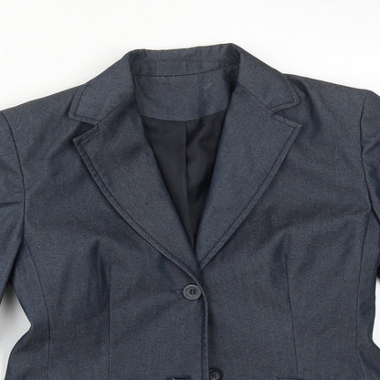 Debenhams Womens Blue  Polyester Jacket Suit Jacket Size 8
