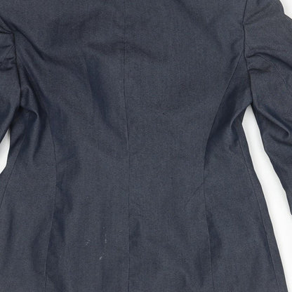 Debenhams Womens Blue  Polyester Jacket Suit Jacket Size 8
