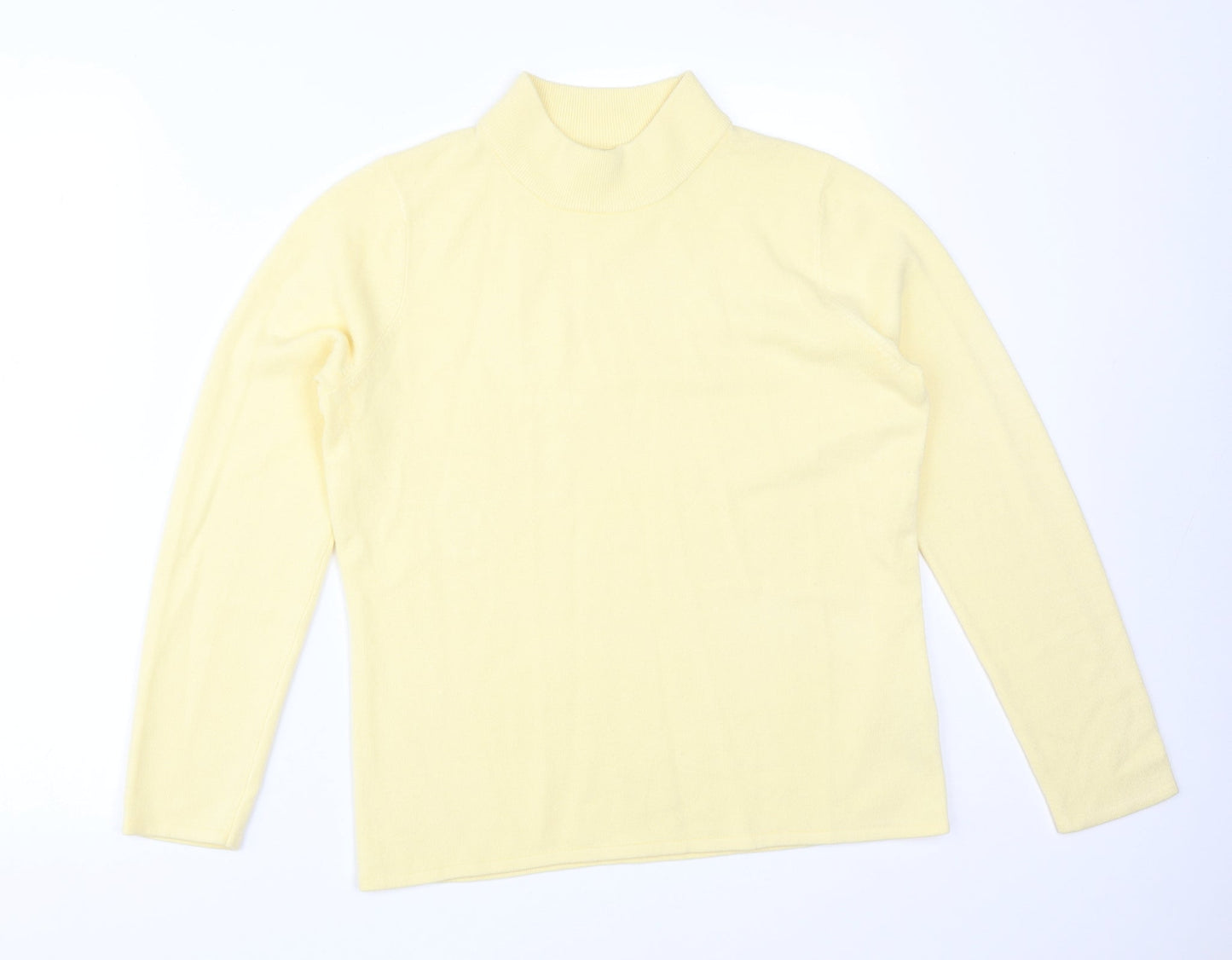 Womens UK Size S BONMARCHE Yellow Basic T-Shirt