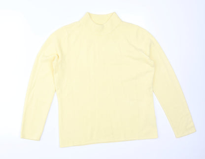Womens UK Size S BONMARCHE Yellow Basic T-Shirt