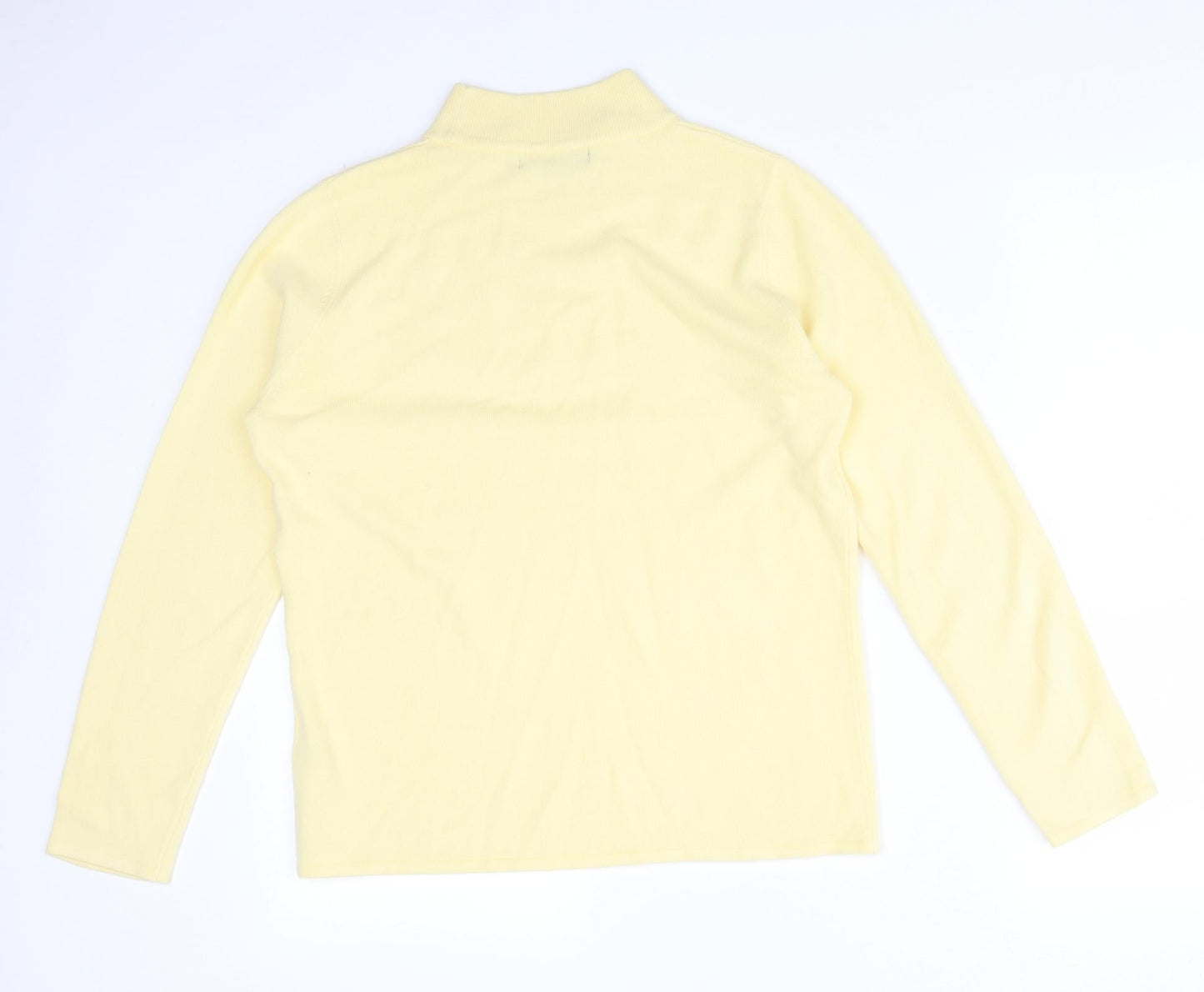 Womens UK Size S BONMARCHE Yellow Basic T-Shirt