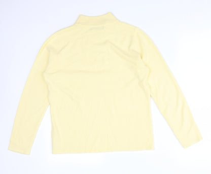 Womens UK Size S BONMARCHE Yellow Basic T-Shirt