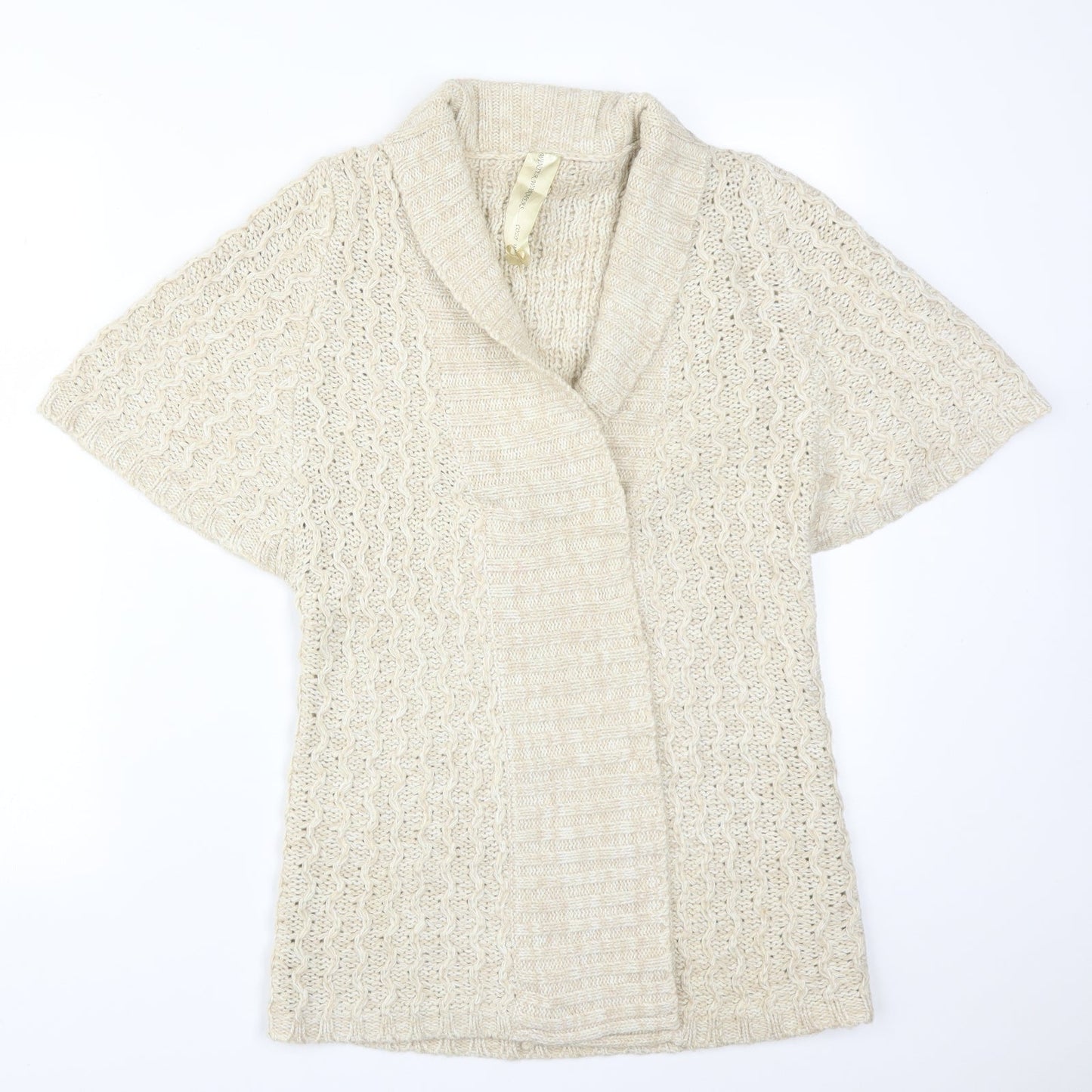 Womens UK Size 12 EVIE Beige Cardigan Jumper