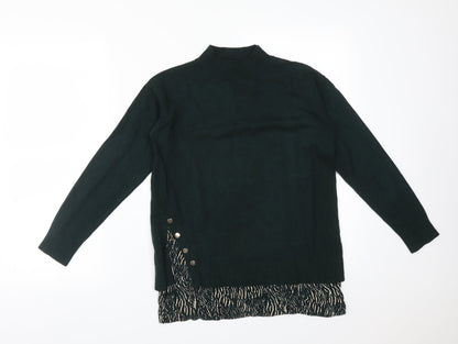 Womens UK Size S Monsoon Green Basic T-Shirt