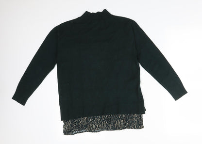 Womens UK Size S Monsoon Green Basic T-Shirt