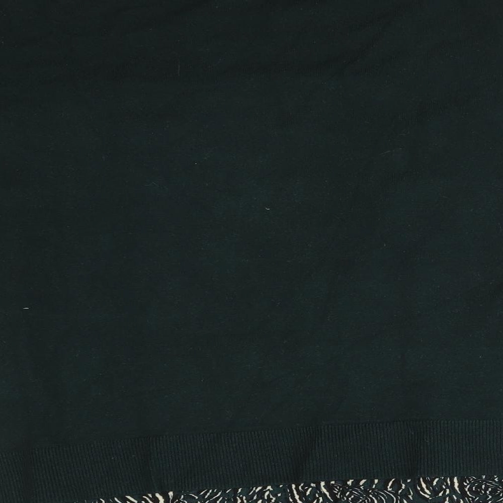 Womens UK Size S Monsoon Green Basic T-Shirt