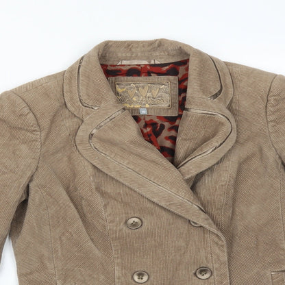 Per Una Womens Brown  Polyester Jacket Suit Jacket Size 10