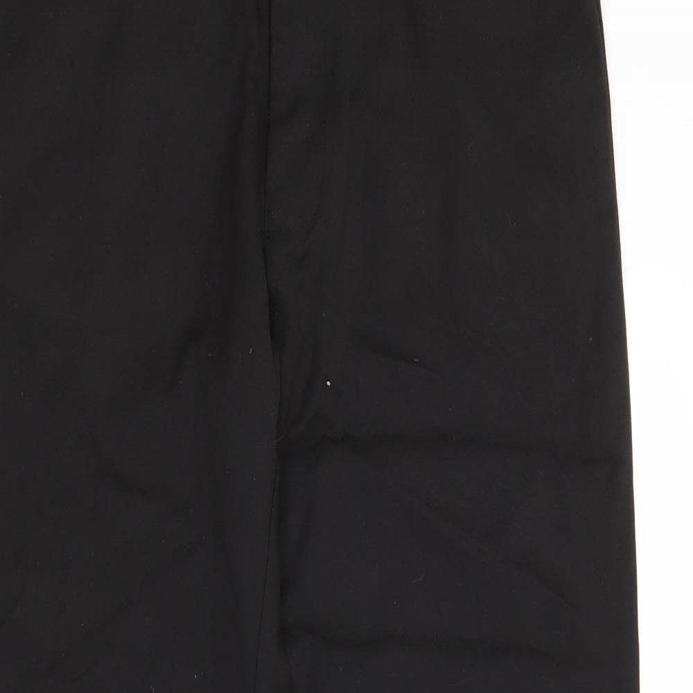 Peacocks Mens Black  Polyester Trousers  Size 32 in L30 in Regular