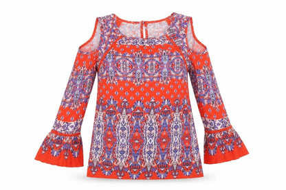 Womens UK Size 6 F&F Red Basic Blouse