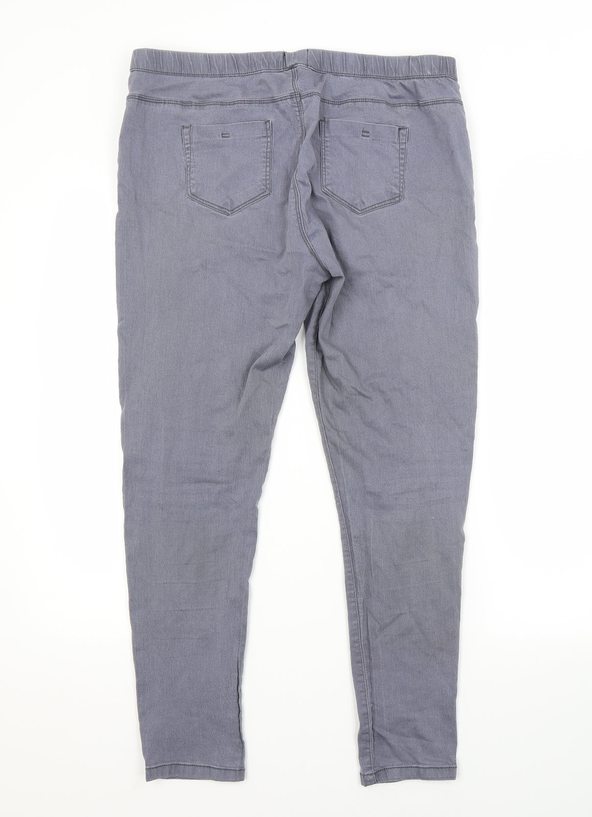 Womens UK Size 14 Preworn Regular Fit Jegging Blue Jeans