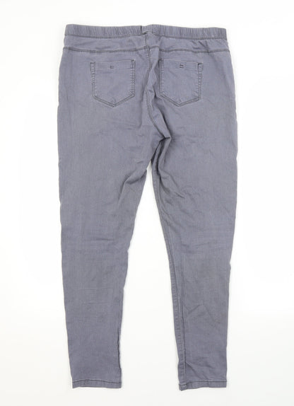 Womens UK Size 14 Preworn Regular Fit Jegging Blue Jeans