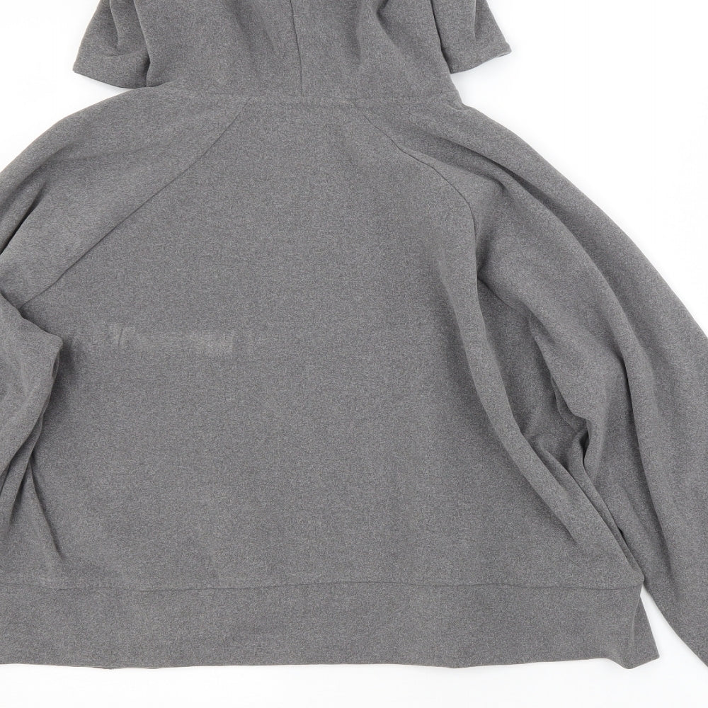 Primark Womens Grey  Polyester Pullover Hoodie Size 10