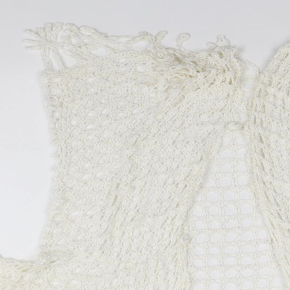Womens UK Size  New Look White Cardigan Jumper