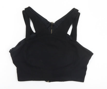 Womens UK Size 10 New Look Black Basic Tank