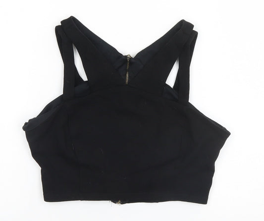 Womens UK Size 10 New Look Black Basic Tank