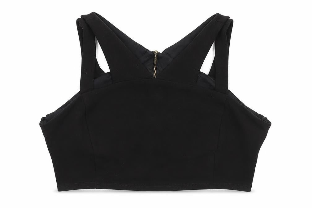 Womens UK Size 10 New Look Black Basic Tank