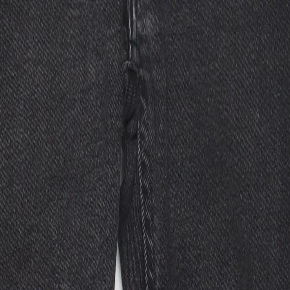 New Look Womens Grey  Cotton Skinny Jeans Size 8 L26 in Regular