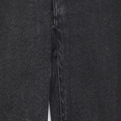 New Look Womens Grey  Cotton Skinny Jeans Size 8 L26 in Regular