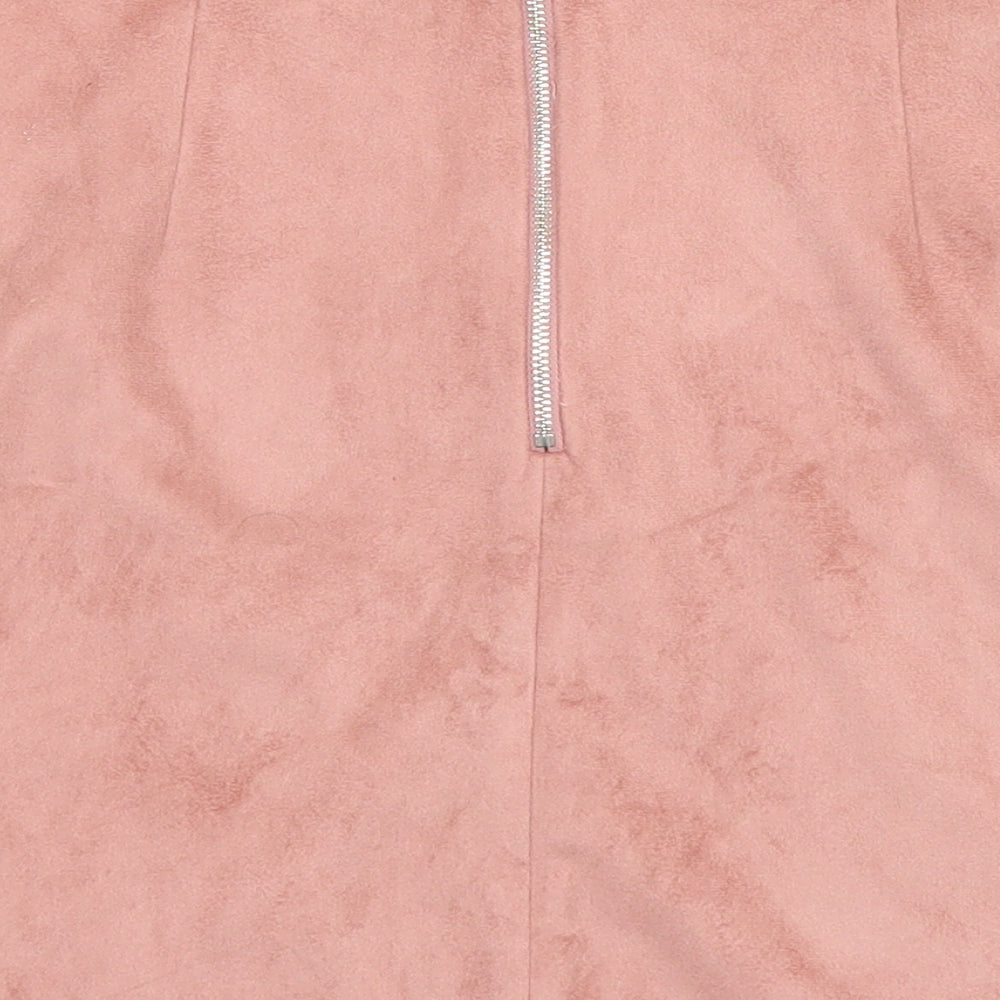 Primark Womens Beige  Polyester Straight & Pencil Skirt Size 8