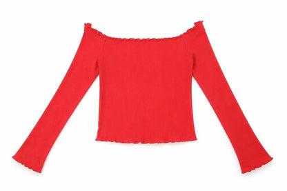 Womens UK Size S Divided Red Basic T-Shirt