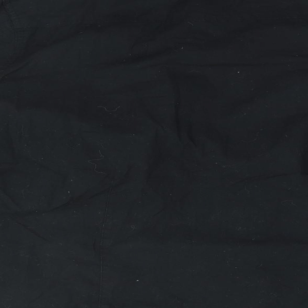 Mens UK Size M Industrialize Black  Button-Up Long Sleeve Casual Shirt