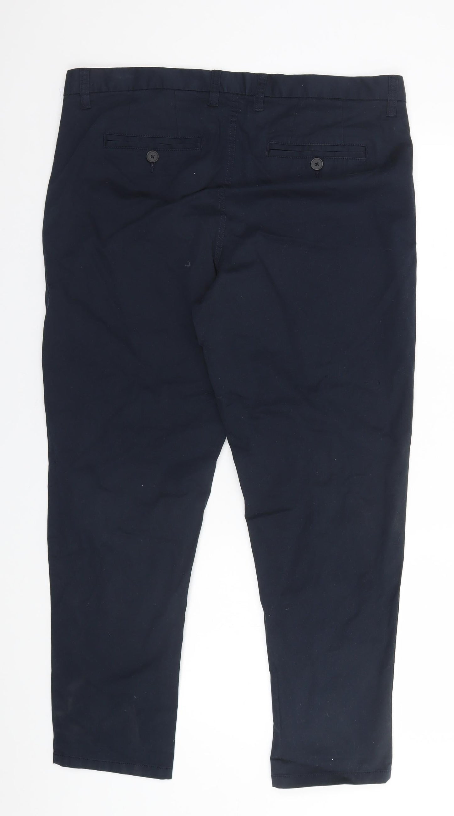Womens UK Size 36 NEXT Regular Fit  Blue Trousers