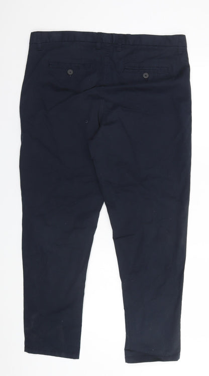 Womens UK Size 36 NEXT Regular Fit  Blue Trousers