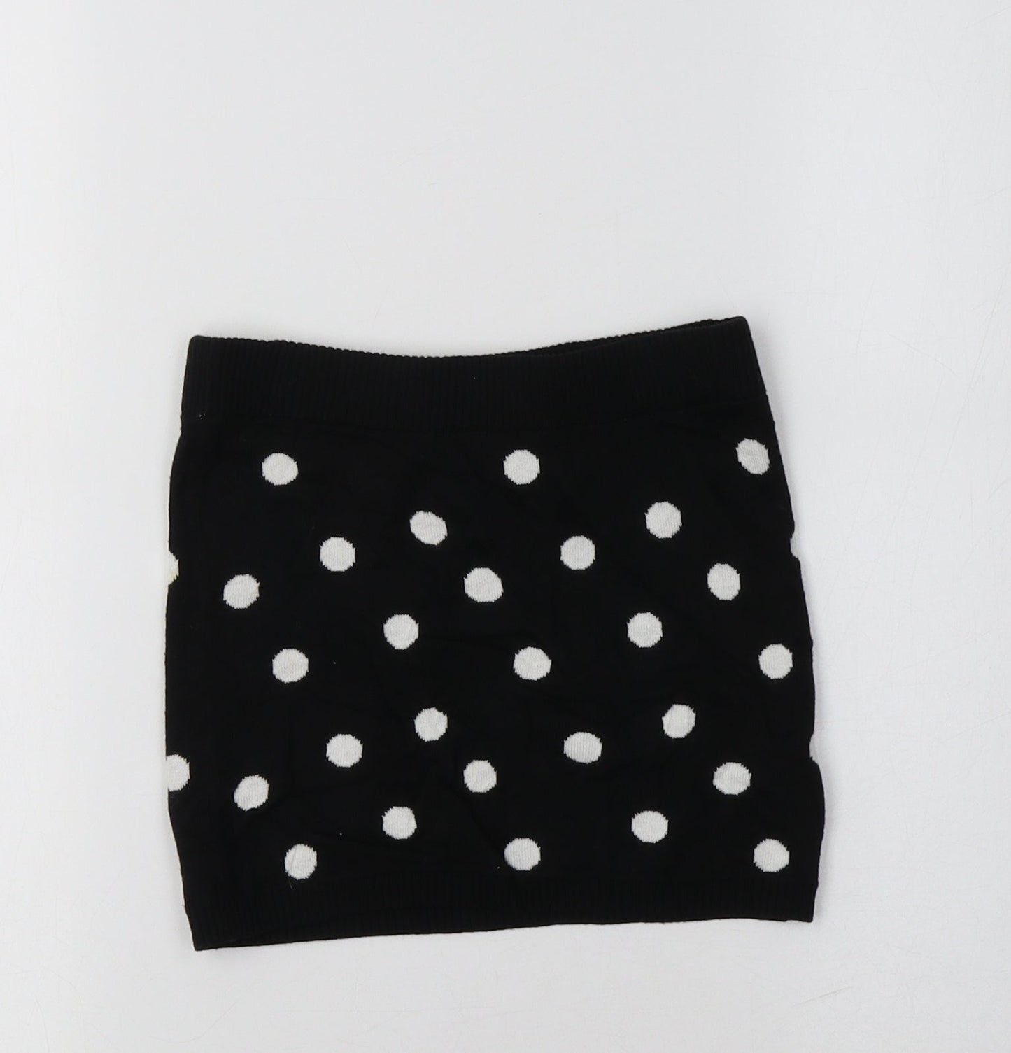 H&M Girls Black Polka Dot Cotton Mini Set Size 3-4 Years  Regular