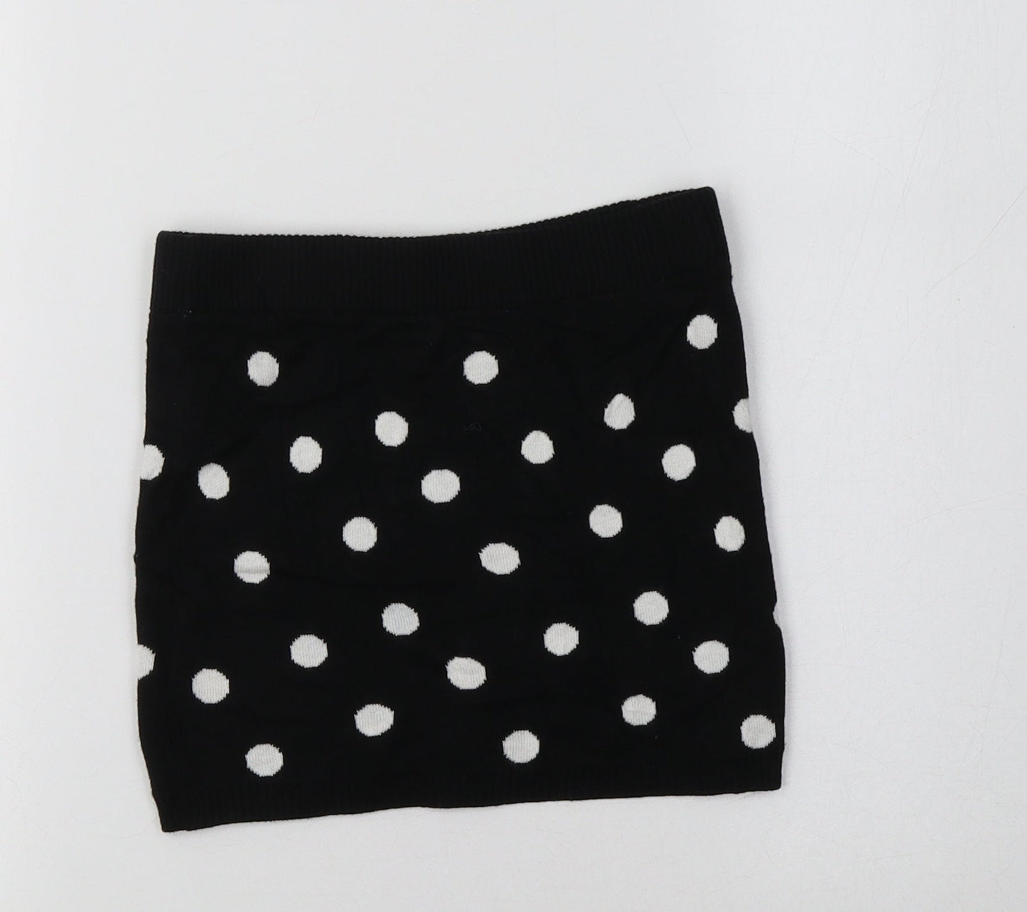 H&M Girls Black Polka Dot Cotton Mini Set Size 3-4 Years  Regular
