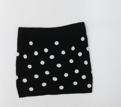 H&M Girls Black Polka Dot Cotton Mini Set Size 3-4 Years  Regular