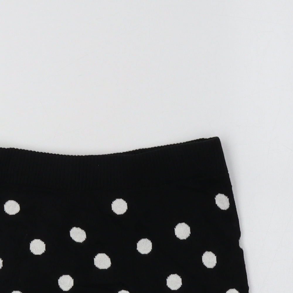 H&M Girls Black Polka Dot Cotton Mini Set Size 3-4 Years  Regular