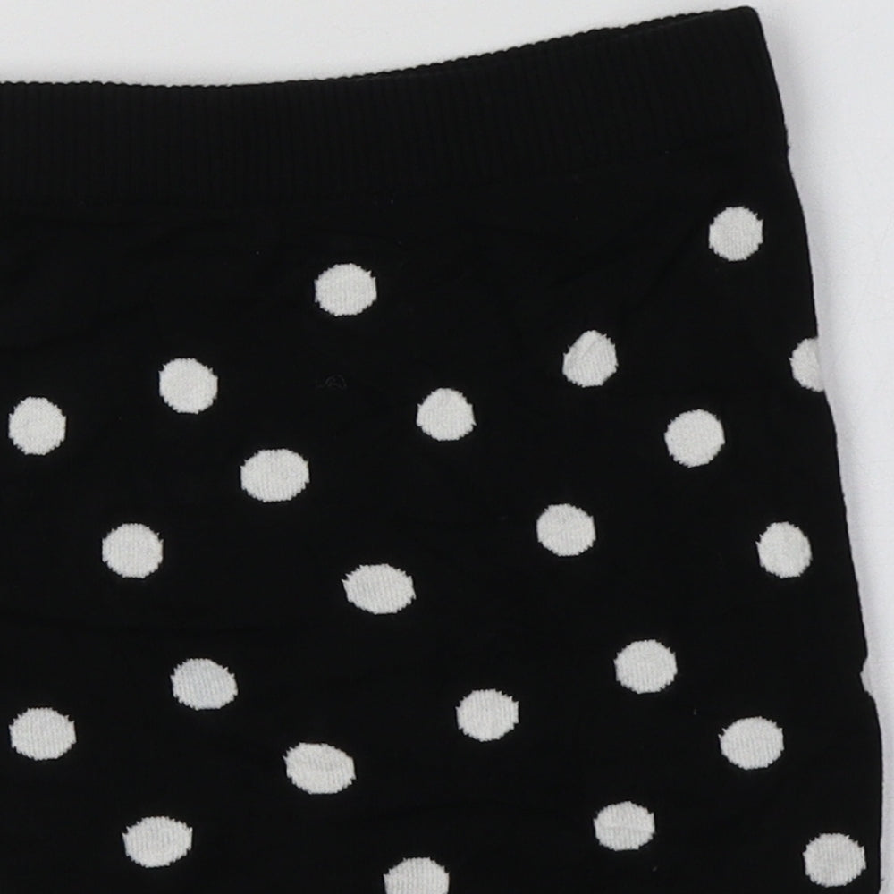 H&M Girls Black Polka Dot Cotton Mini Set Size 3-4 Years  Regular