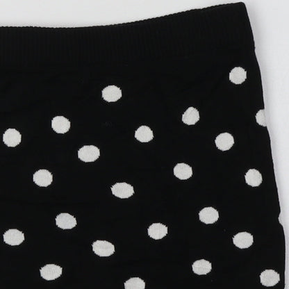 H&M Girls Black Polka Dot Cotton Mini Set Size 3-4 Years  Regular