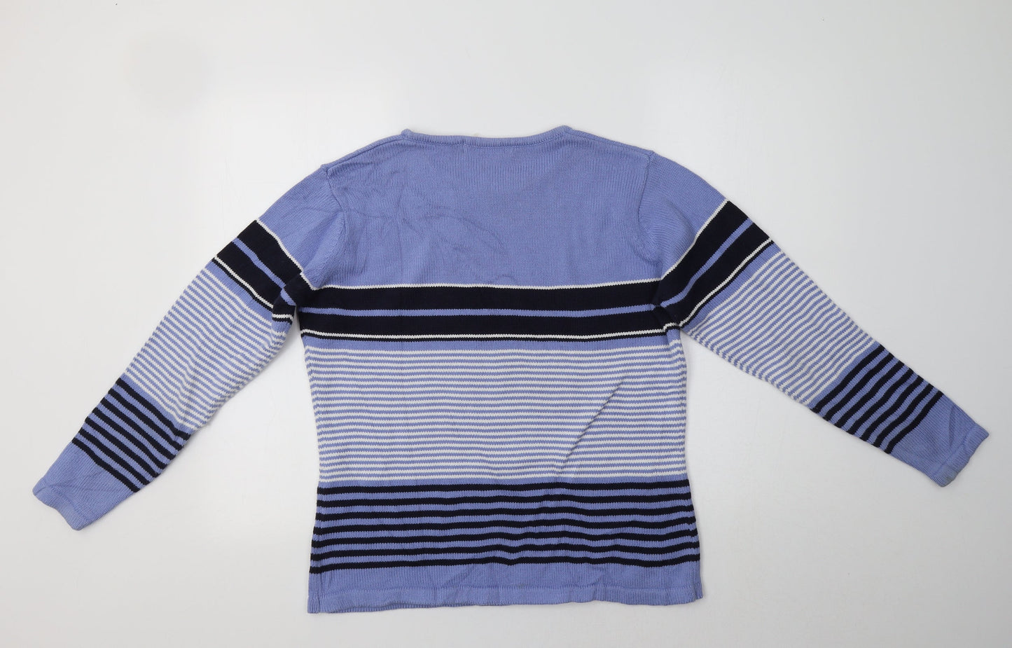 Womens UK Size M EWM Blue Pullover Jumper