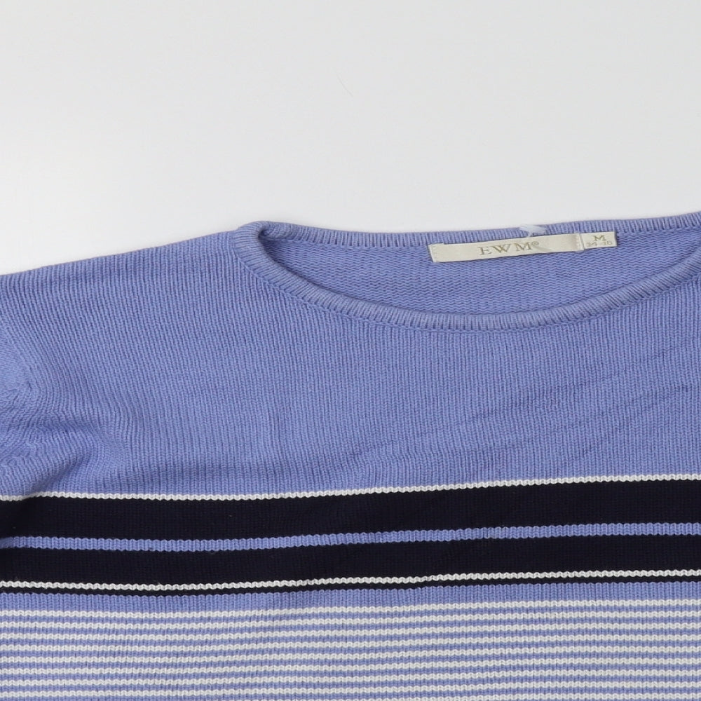 Womens UK Size M EWM Blue Pullover Jumper